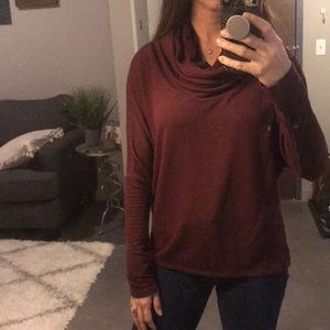 Sweater With Oversized/Loose Fitting Turtleneck